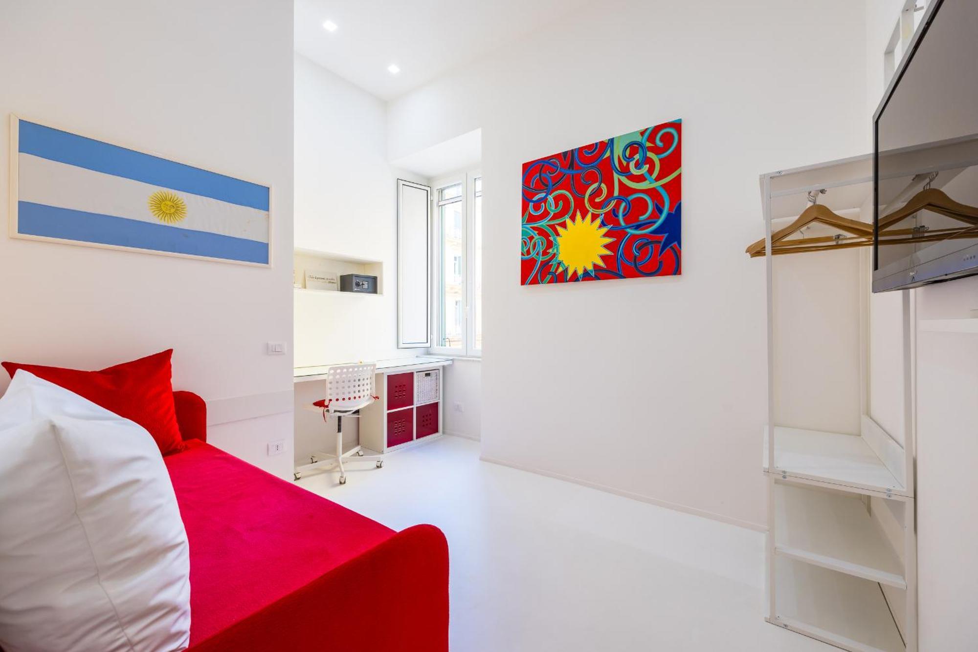 Apartment Morghen Red Passion And Pop Art *