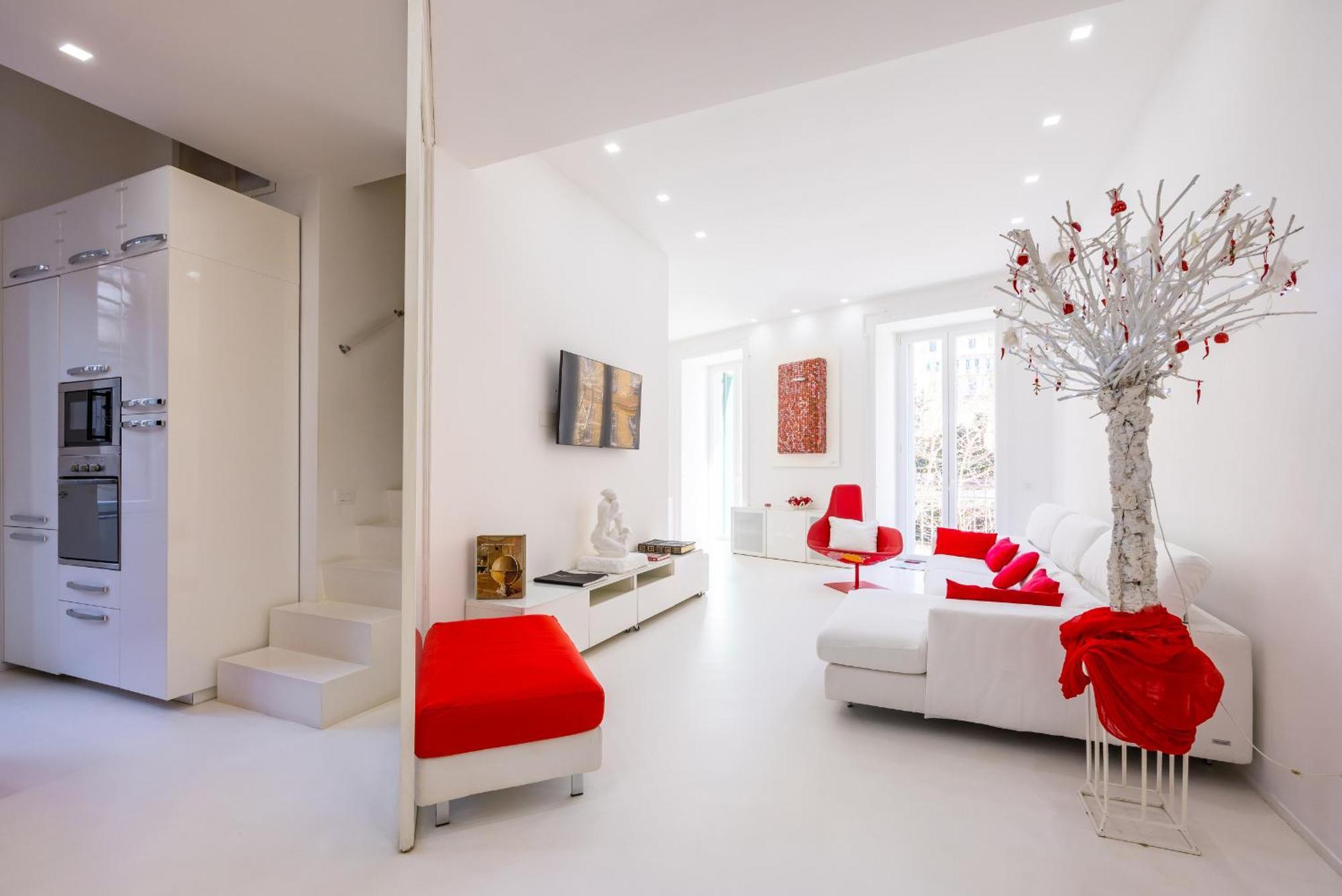 Morghen Red Passion And Pop Art Apartment *